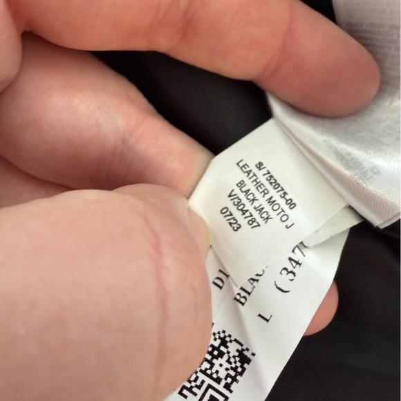 Old Navy Jacket Womens Large Black Faux Leather Moto Biker New - Picture 7 of 8